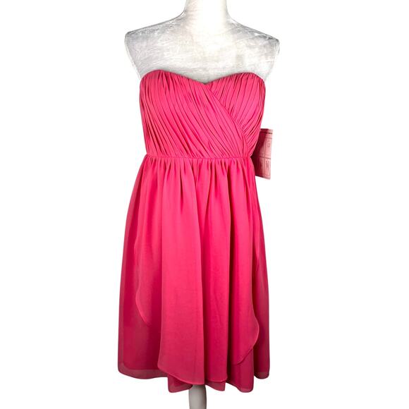 Donna Morgan Dress Blaire The Convertible Dress Honeysuckle 10 New - Picture 1 of 14